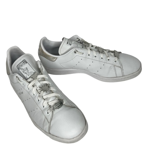 Adidas Stan Smith X Disney Peter Pan & Tinker Bell White Leather Shoes Size 12 - Picture 12 of 12
